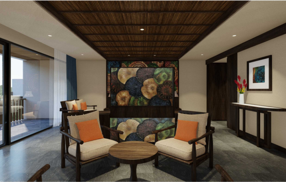 Family Room 2-bedroom Garden View