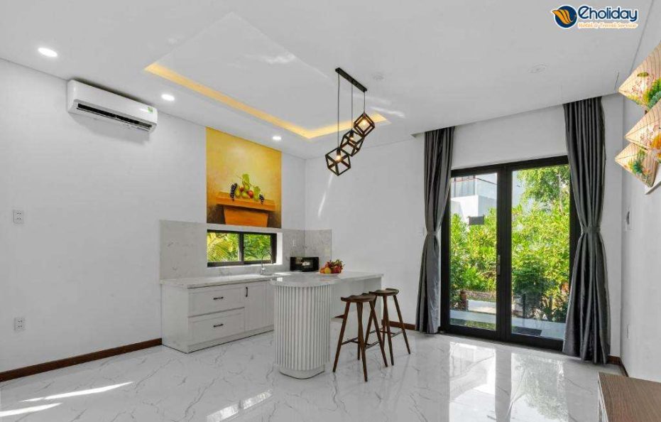 Villa 1 phòng ngủ hướng vườn