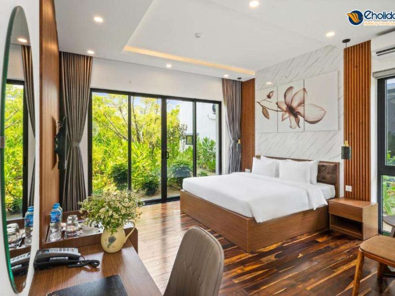 Villa 1 phòng ngủ hướng vườn
