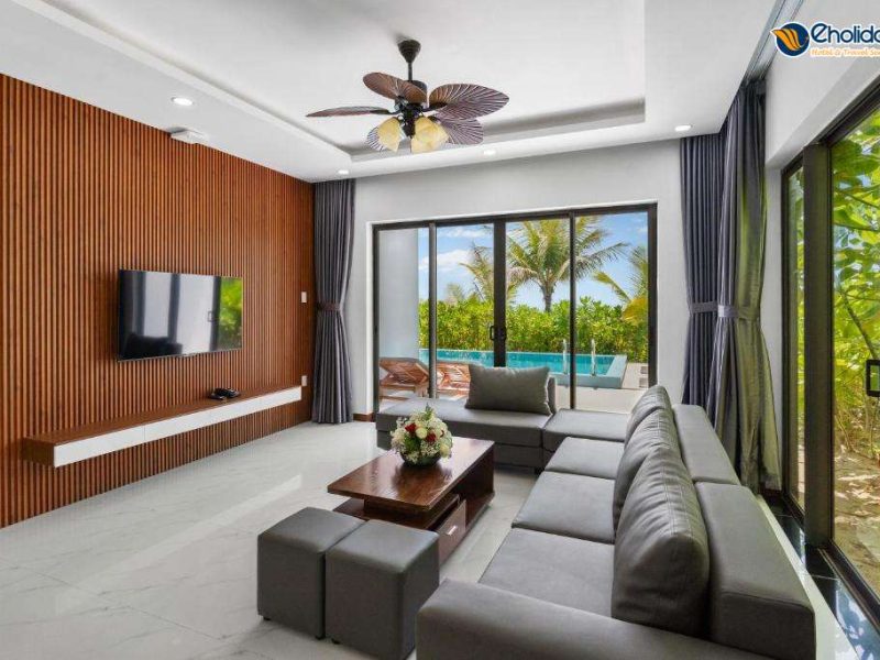 Villa 2 phòng ngủ hướng biển và hồ bơi riêng