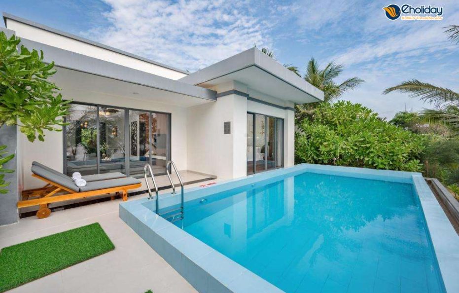 Villa 2 phòng ngủ hướng vườn và hồ bơi riêng