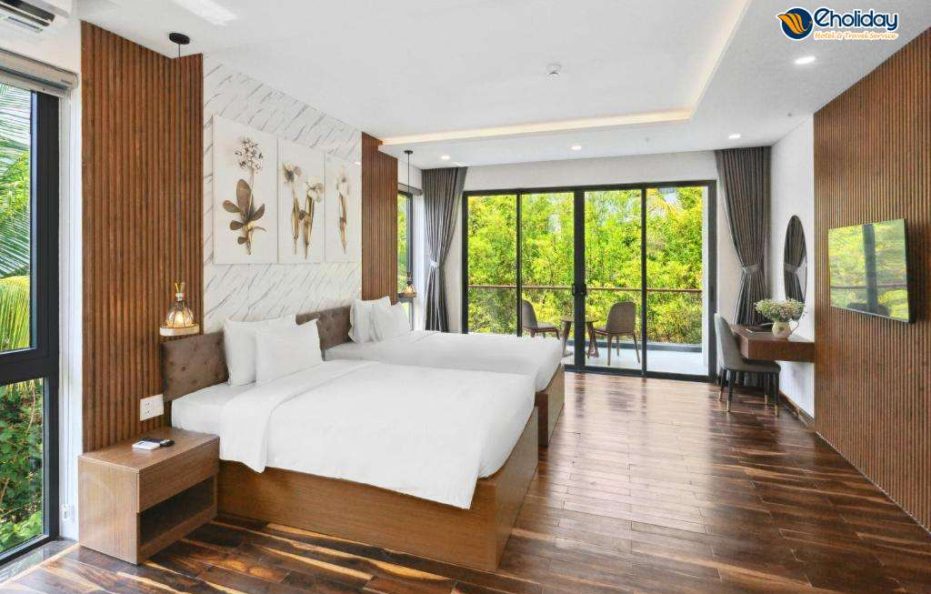 Villa 3 phòng ngủ hướng vườn