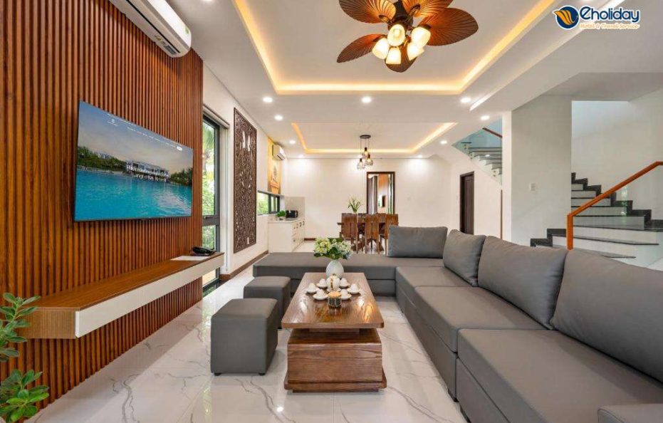 Villa 3 phòng ngủ hướng vườn