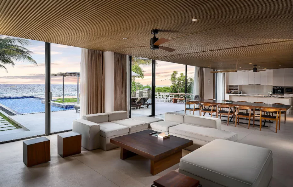 Three-Bedroom Beachfront Retreat Pool Villa