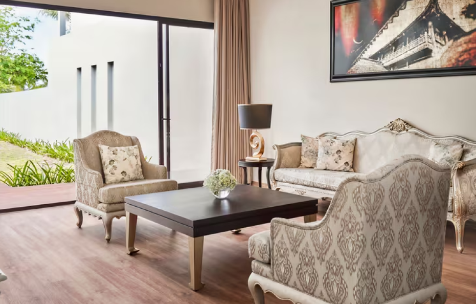 Three Bedroom Villa Garden View