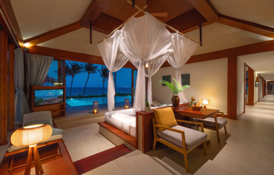 Presidential Four-Bedroom Beach Front Pool Villa