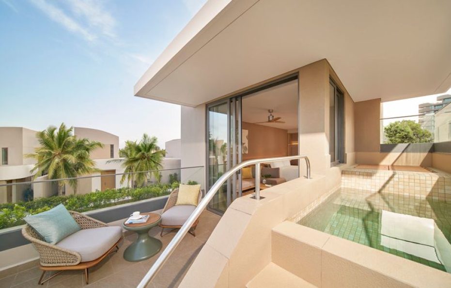 3 Bedroom Duplex Garden Pool Villa