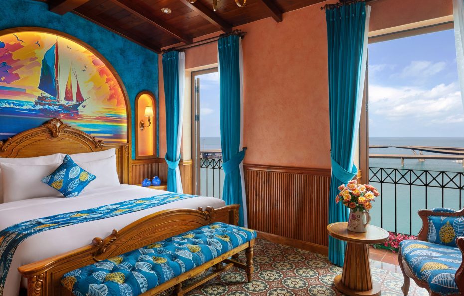 Aeternus Amoris, Panorama Ocean View, 1 King Bed with Balcony