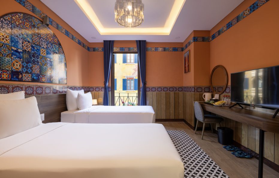 Duo Lusso, City View, 2 Twin Beds with Window