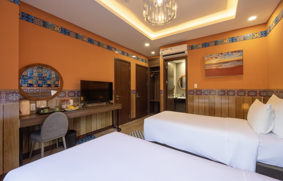 Duo Lusso, City View, 2 Twin Beds with Window