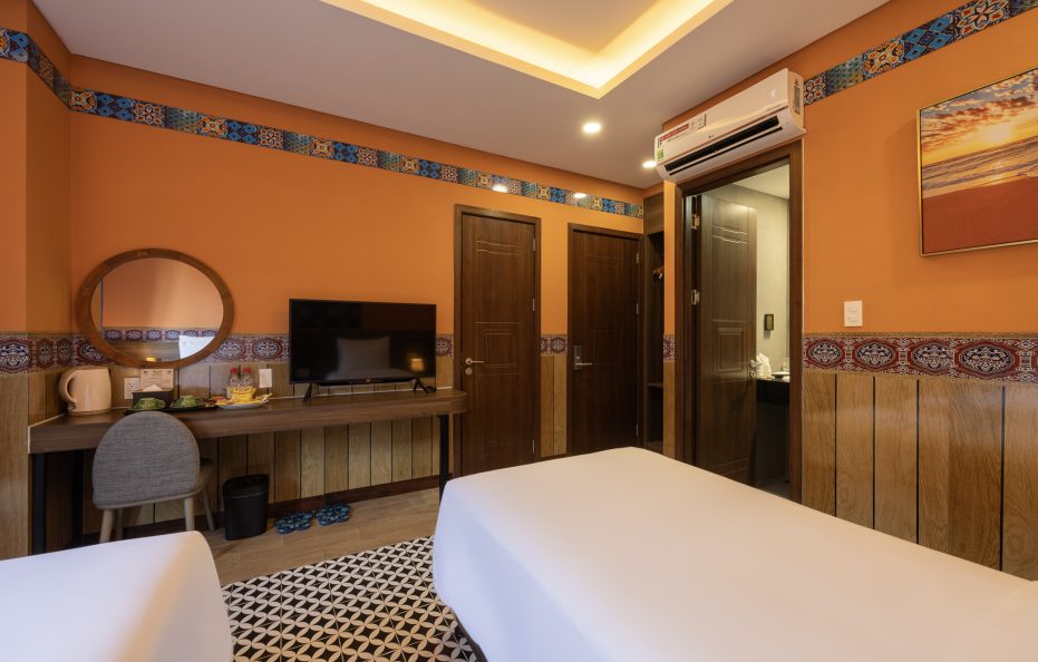 Duo Lusso, City View, 2 Twin Beds with Window