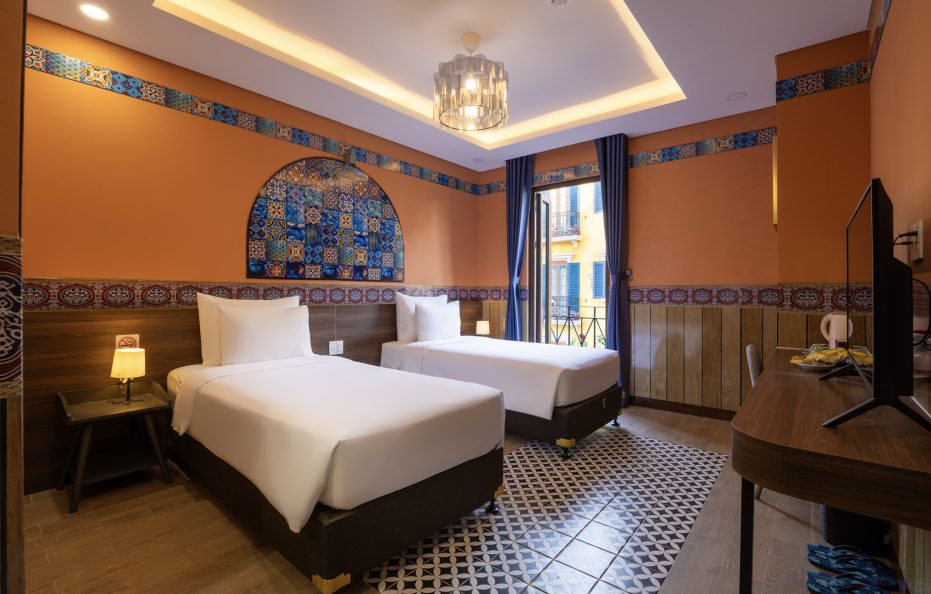 Duo Lusso, City View, 2 Twin Beds with Window