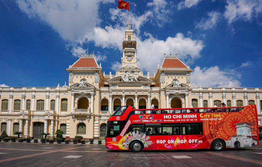 TOUR XE BUÝT TOÀN CẢNH THÀNH PHỐ HỒ CHÍ MINH 1 VÒNG – 60 PHÚT