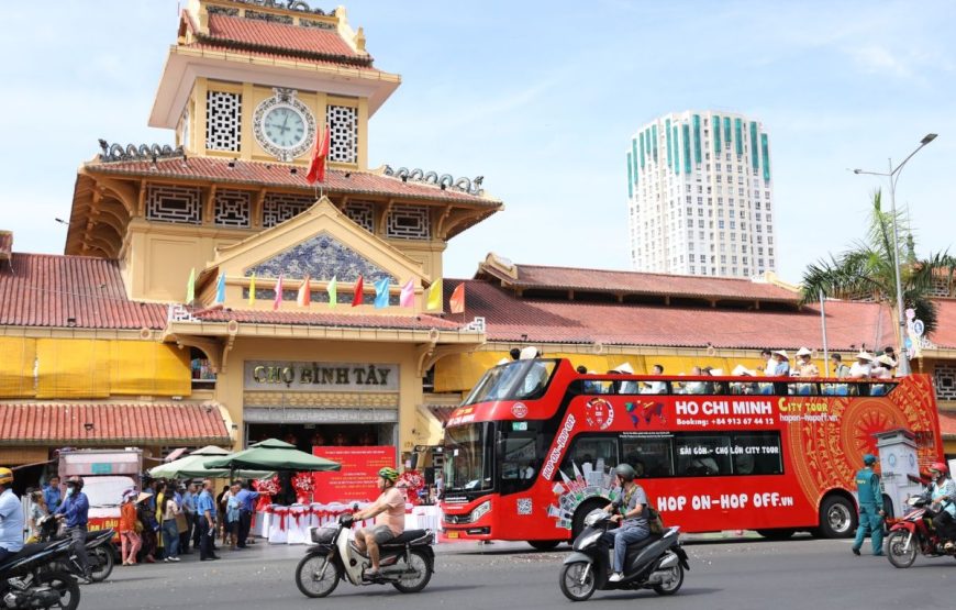 TOUR XE BUÝT TOÀN CẢNH THÀNH PHỐ HỒ CHÍ MINH 1 VÒNG – 60 PHÚT