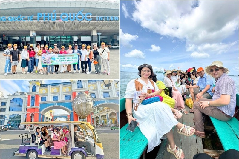 Hình ảnh đoàn khách tour Phú Quốc tại Đất Việt Tour