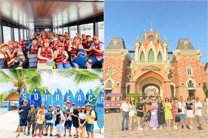 Dịch vụ đã bao gồm lưu trú, ăn uống, xe và vui chơi